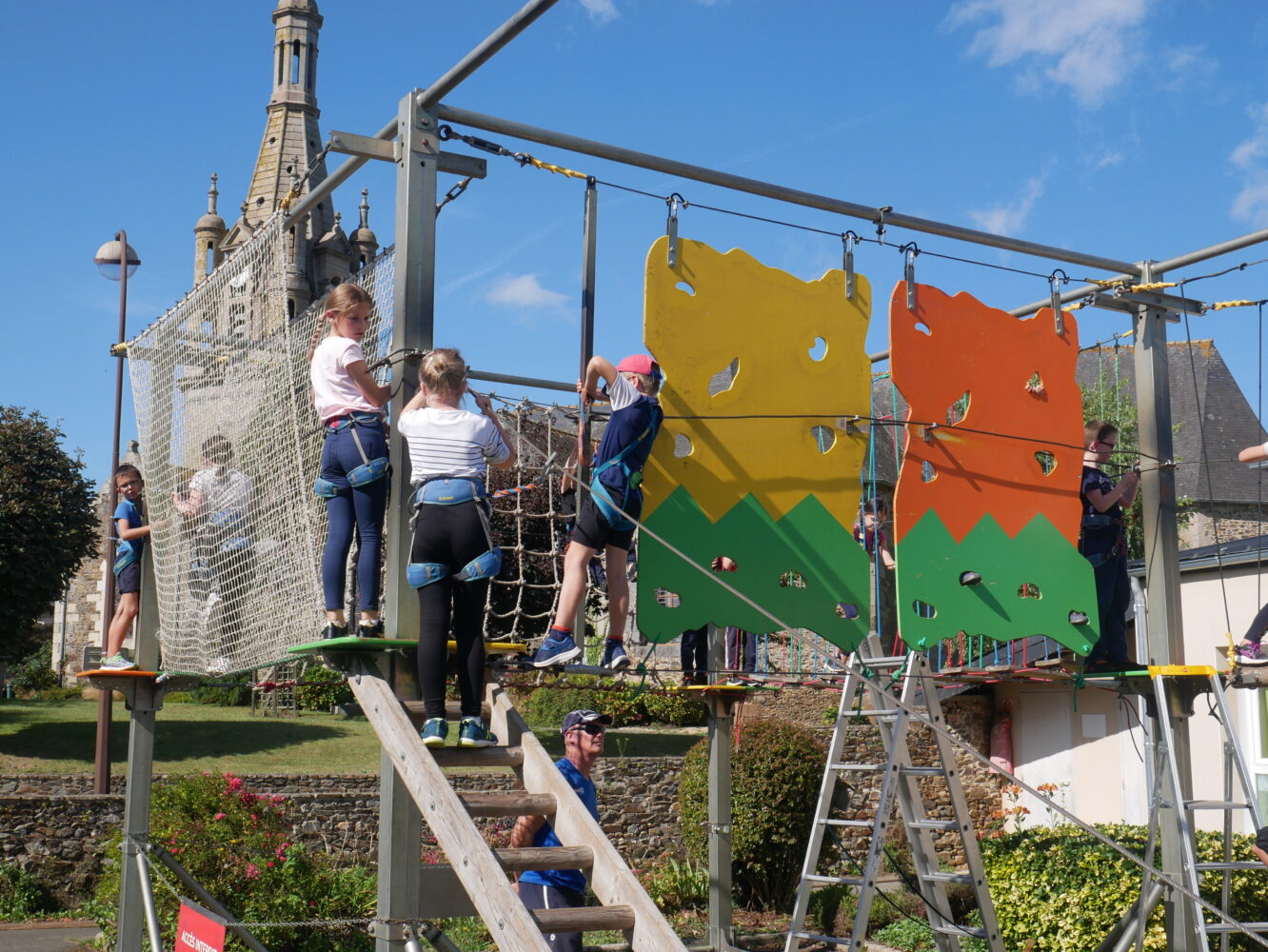 L’accrobranche s’installe au Sacré Coeur